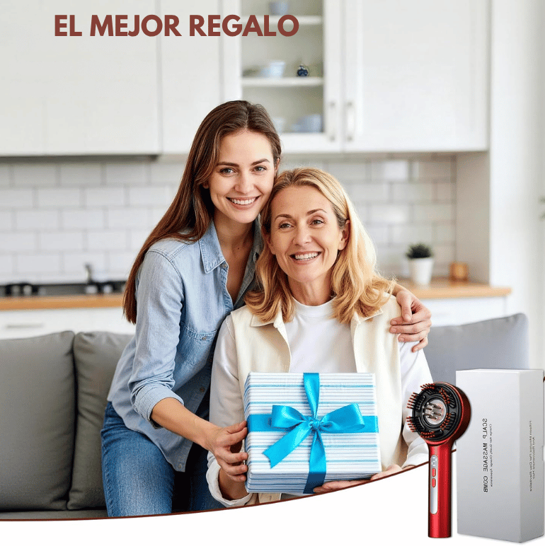 Cepillo Masajeador Eléctrico 2 en 1 | Relajación Tipo Spa en Casa