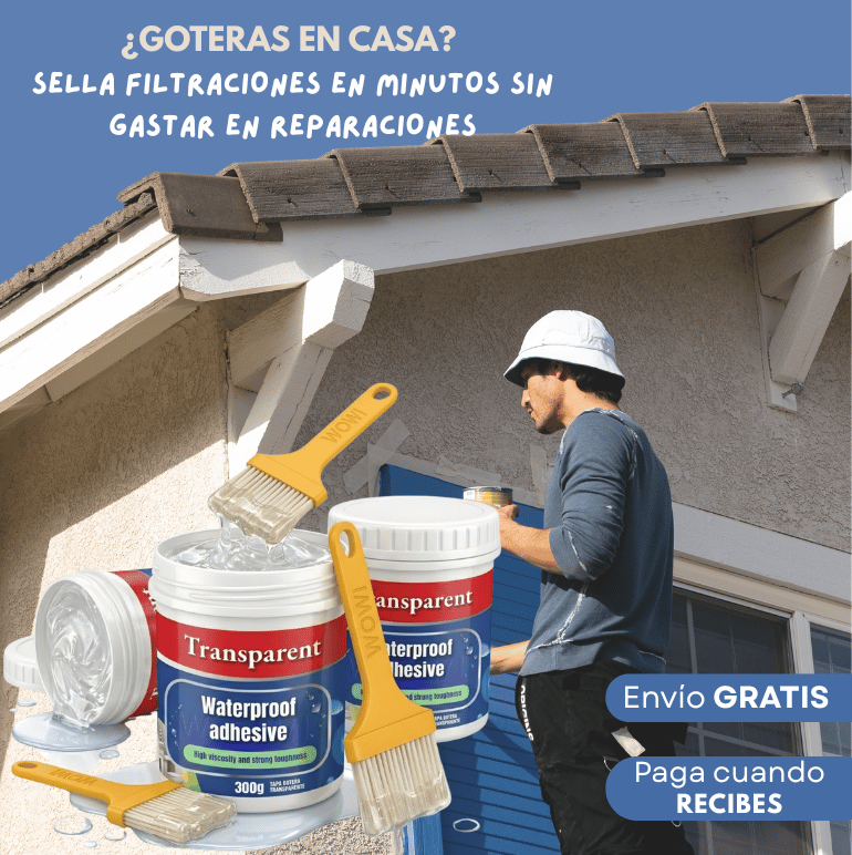 Sellador Impermeable: Elimina Goteras y Filtraciones  (Pack x3)