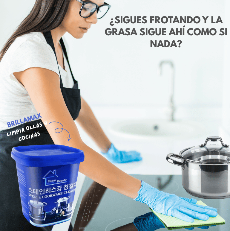 BrillaMax - Elimina grasa difícil en minutos