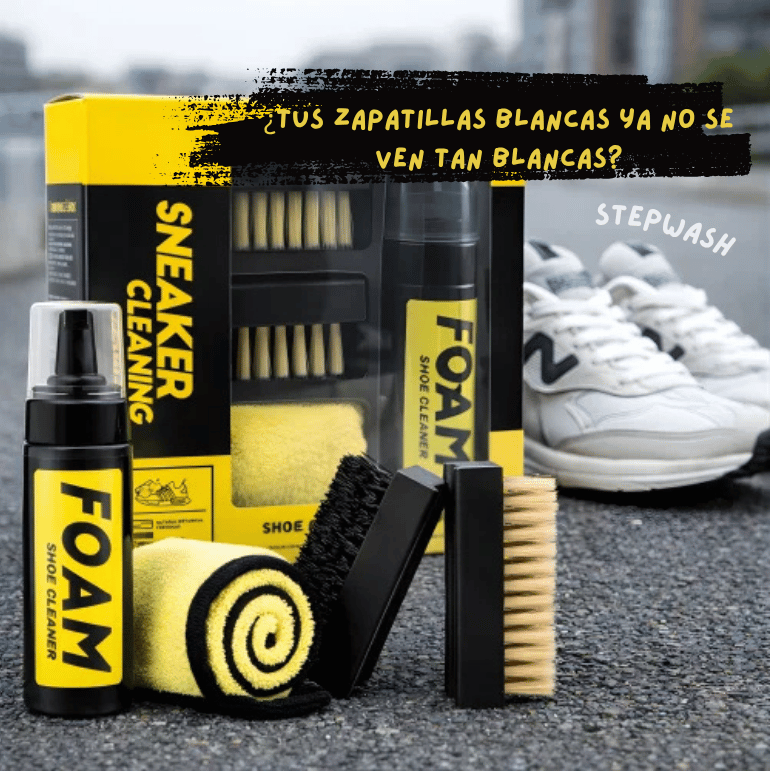 StepWash - Mantén tus zapatillas siempre limpias - Kit
