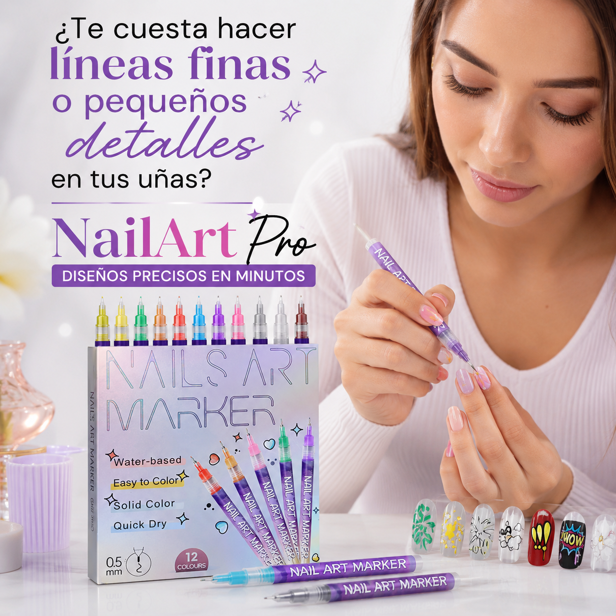 NailArt Pro - Diseños precisos en minutos