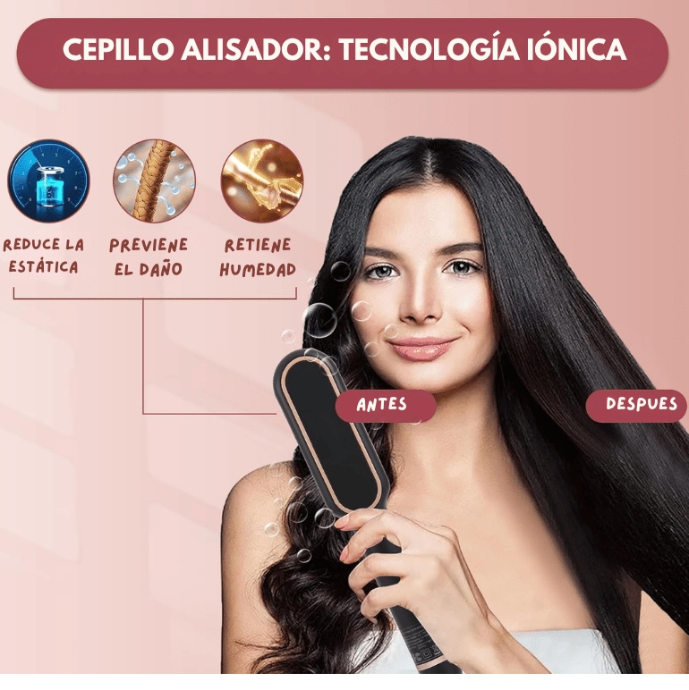 IonBrush Pro - Cabello suave sin frizz