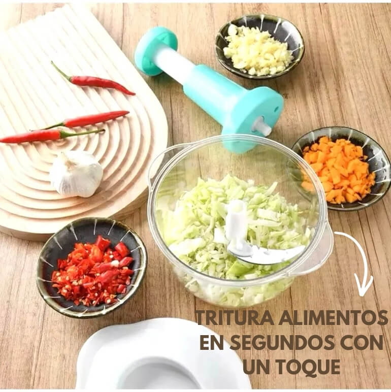 Picadora Manual – Cocina Rápido, Fácil y Sin Electricidad