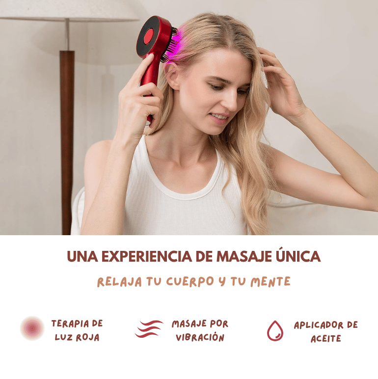 Cepillo Masajeador  Eléctrico 2 en 1 | Relajación Tipo Spa en Casa