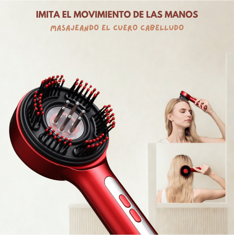 Cepillo Masajeador  Eléctrico 2 en 1 | Relajación Tipo Spa en Casa