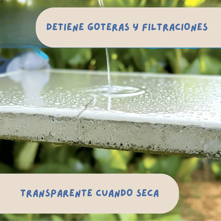 Sellador Impermeable: Elimina Goteras y Filtraciones  (Pack x3)