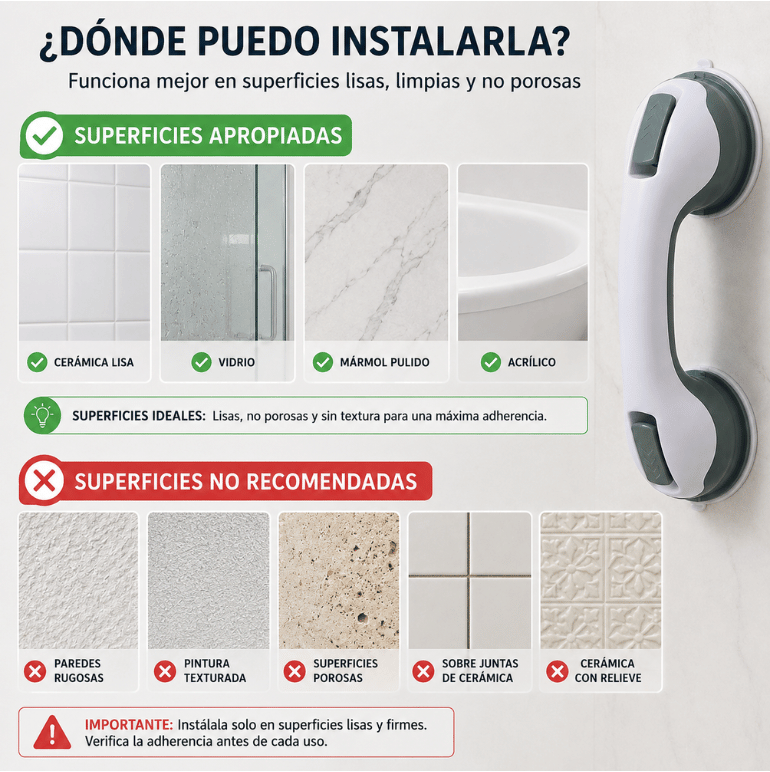 SafeGrip - Más Apoyo en tu Ducha