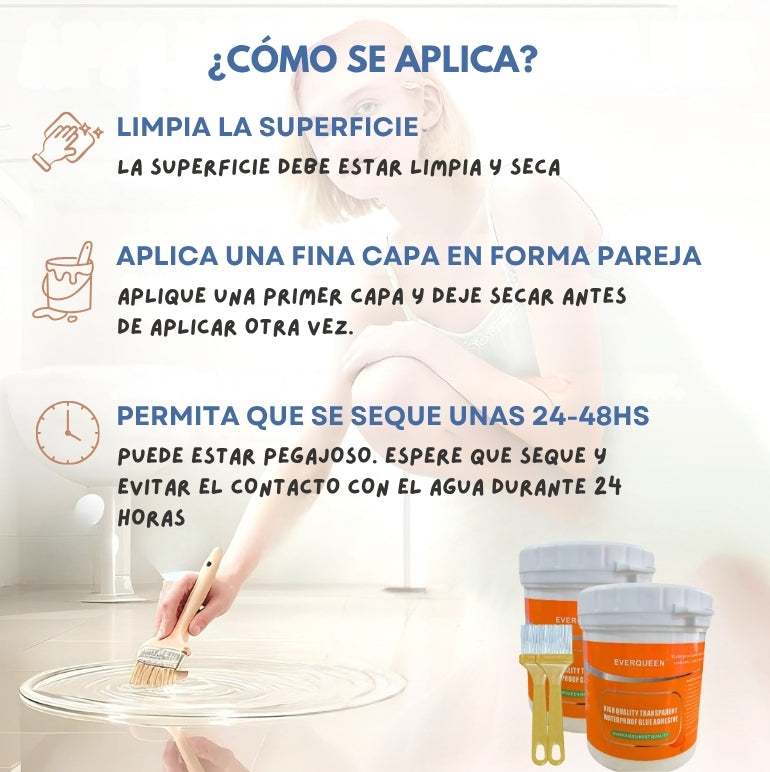 Sellador Impermeable que Elimina Goteras y Filtraciones  (Pack x2)