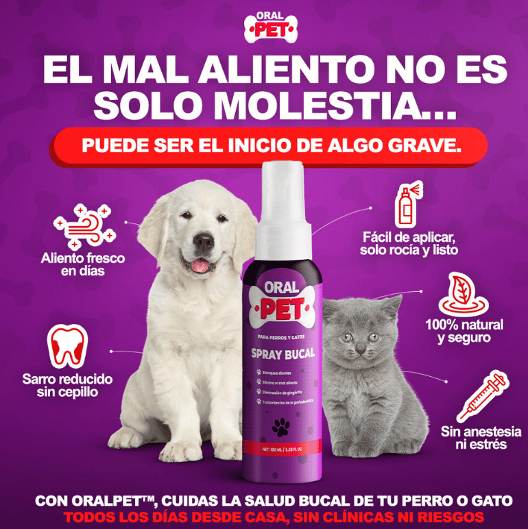 Oral Pet Spray  - Boca limpia sin esfuerzo