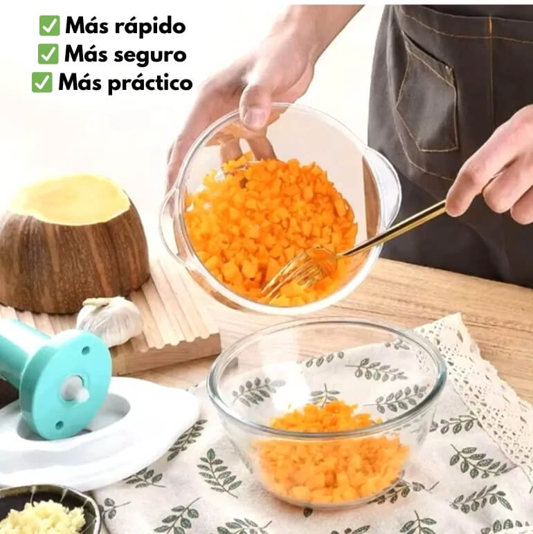Picadora Manual – Cocina Rápido, Fácil y Sin Electricidad