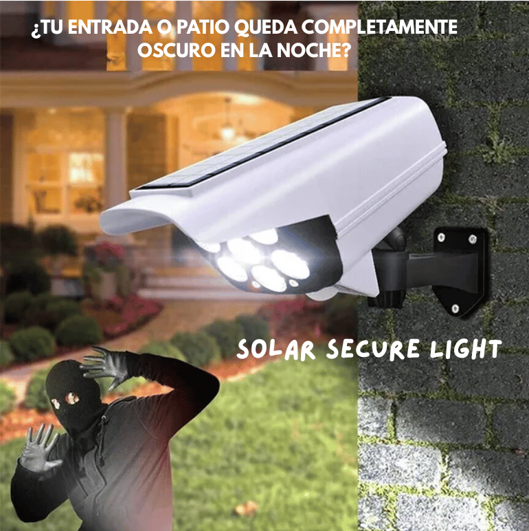 Solar Secure Light (Pack x 3) - Detecta y disuade intrusos